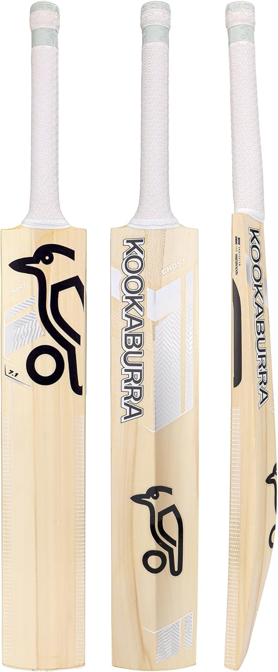 Kookaburra Ghost 7.1 Junior Cricket Bat - Size 6, White