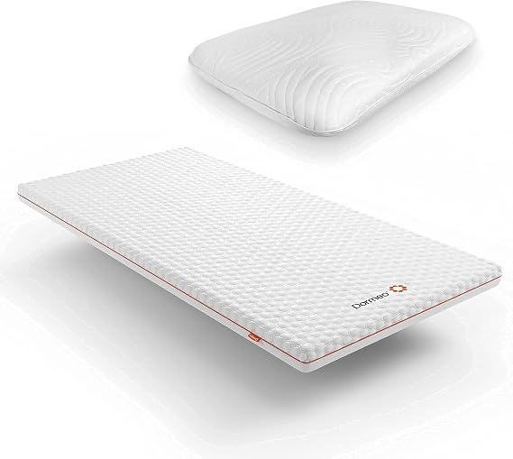 Dormeo Queen Mattress Topper & True Evolution Pillow Bundle