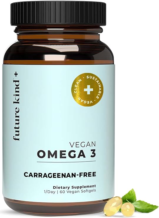 Future Kind Vegan Omega-3 Supplement for Memory & Mobility, 60ct