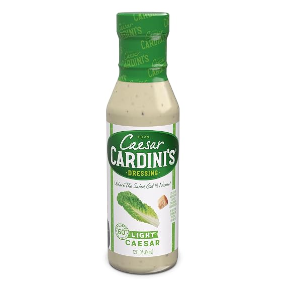 Cardini's Light Caesar Dressing with Parmesan, 12 fl. oz.
