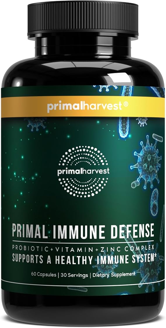 Primal Harvest Immune Defense - Daily Supplement, Gluten & Soy Free
