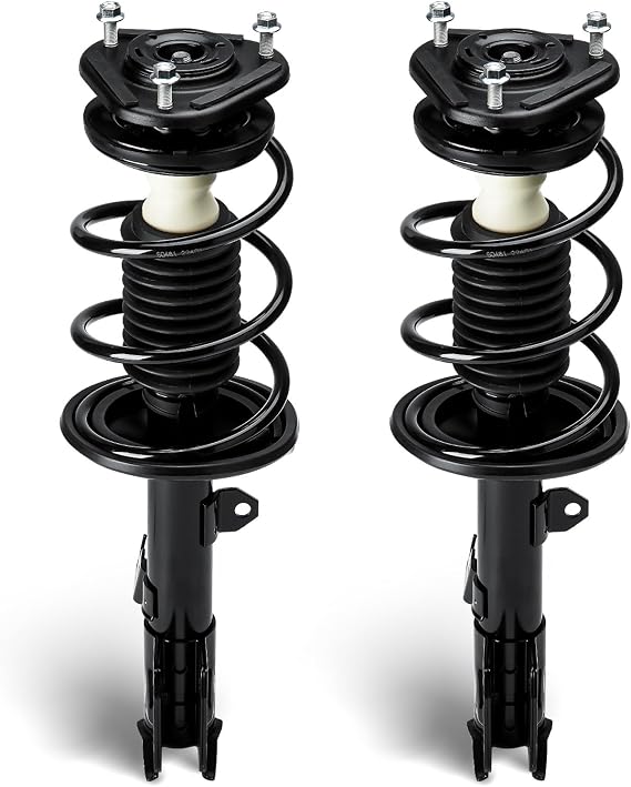 Front Complete Struts Assembly w/Coil Spring Shock Absorber Fit for 2009-2013 Toyota Corolla 1.8L L4, for 2011-2013 Matrix 1.8L I4 FWD, Replace for 472598 472597, 4Pcs