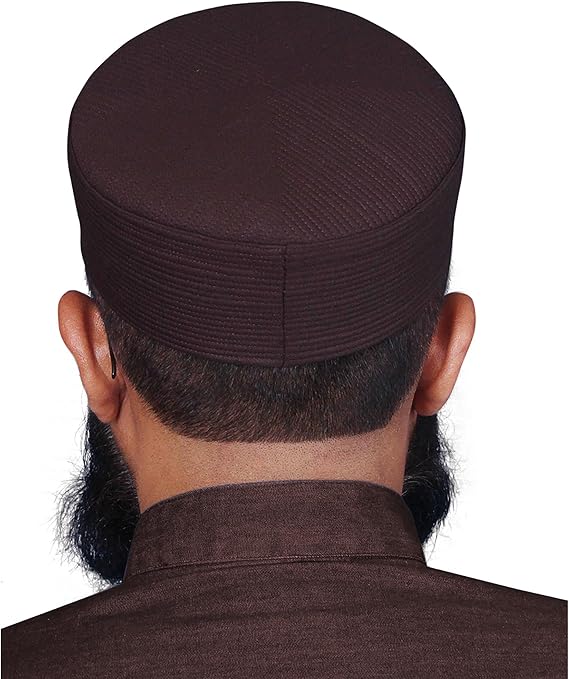 Men's Premium Islamic Skull Cap Hat Topi Takke for Muslim Men Turban Kufi