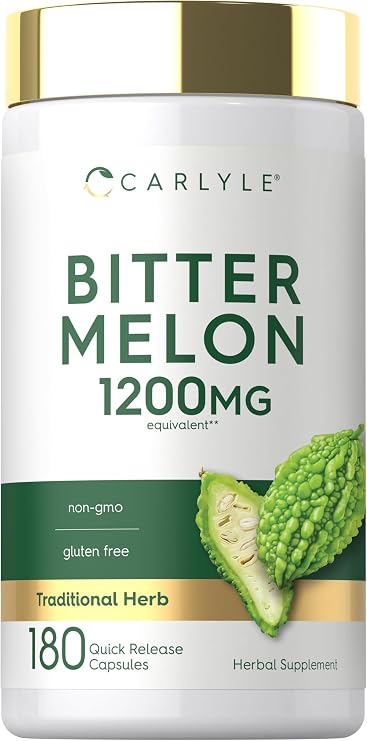 Carlyle Bitter Melon Extract Supplement | 180 Capsules