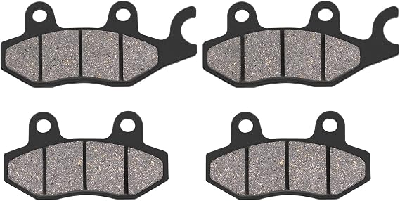 Road Passion Semi-metallic Front Brake Pads Set Replacement for YAMAHA YBR 250 (5D11/3/4) 07-11/ ZONTES ZT125-8A Tiger 09-15(2pcs)