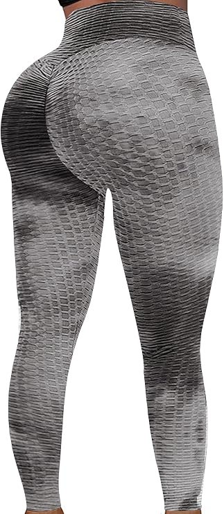 Leggings for Women Butt Lifting Leggings High Waisted Booty Yoga Pants Tummy Control Workout Leggings Tights