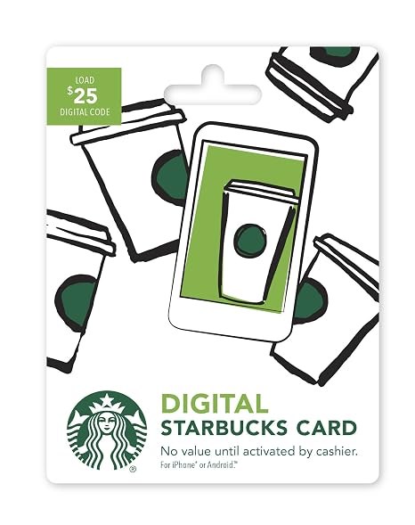 Starbucks Eco Physical Gift Card - $25
