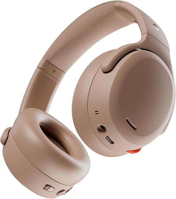 Skullcandy Crusher ANC 2 Noise Cancelling Wireless Headphones - Primer | Multi-Sensory Crusher Bass, Over-Ear Fit, Bluetooth, 60 Hours Battery, Working Out, Gym, Travel, Studying, Music, Gaming