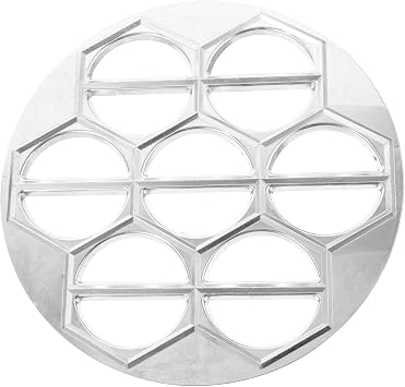 Russian Ravioli Maker 14-Holes Dumpling, Aluminum Alloy Pelmeni Maker for Home Use, Easy-to- Non-Stick Dumpling Press, Diy Kitchen Tool for Dumplings and Wontons