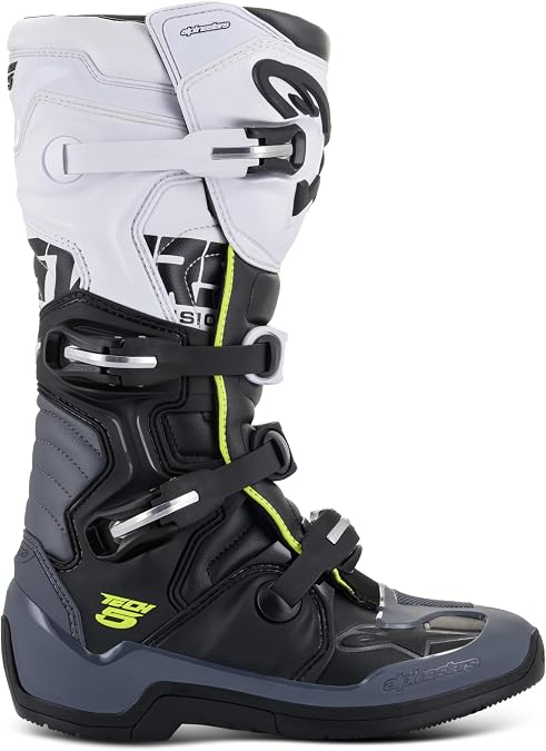 Alpinestars Tech 7 Men's Off Road Boots Tech 7 Boots for Men Red/Grey/Black 11 UK