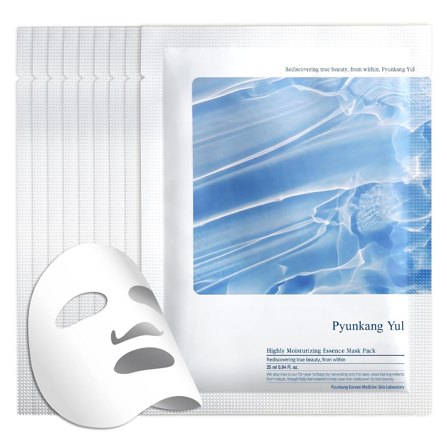 [PKY] Pyunkang Yul Highly Moisturising Mask Pack for Strong Hydration Refreshing Essence-Like Finish Ceramide for Skin Barrier Low Irritation Pack of 10