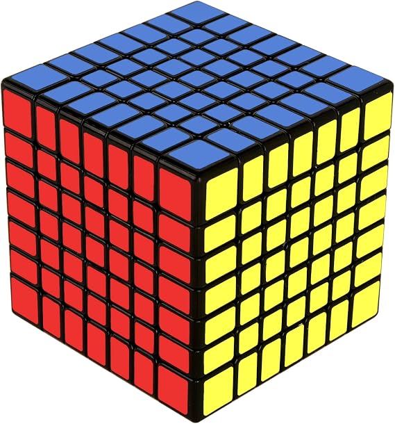 ROXENDA Speed Cube, Original Speed Cube Super-Durable Sticker with Vivid Colors (7x7x7)