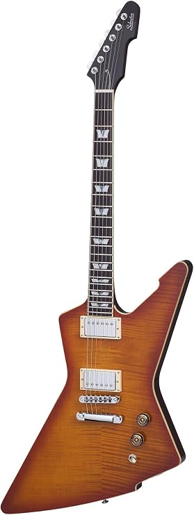 Schecter 1323 Solid-Body Electric Guitar, Honey Sunburst