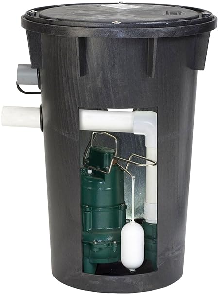 4/10 HP Sewage Pump and Basin System