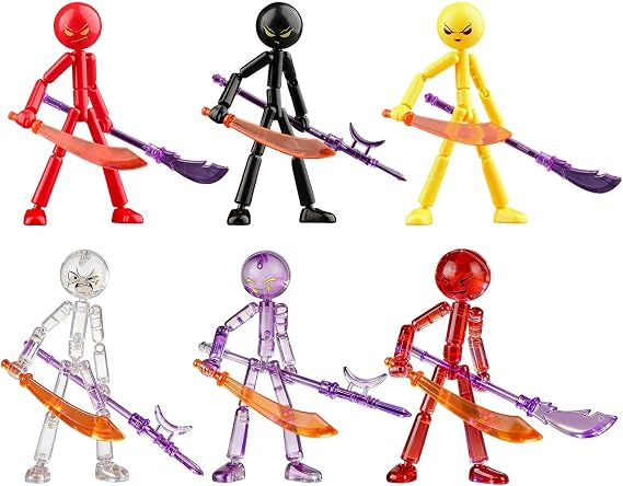 Collectable Action Figures Set, Movable Action Figures, with Multi-Jointed Mobility, Full Body Mechanic Doll, for Hobbyists (ALL)