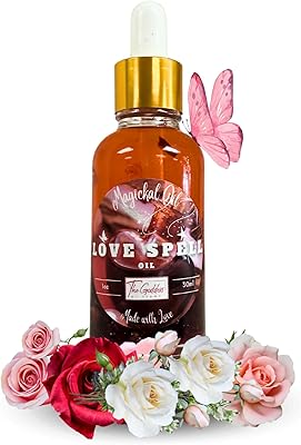 Love Spell Oil 1 oz | Attraction, Romance & Passion Ritual Oil | Wiccan, Pagan, Hoodoo, Conjure & Witchcraft Anointing Oil Love Spell