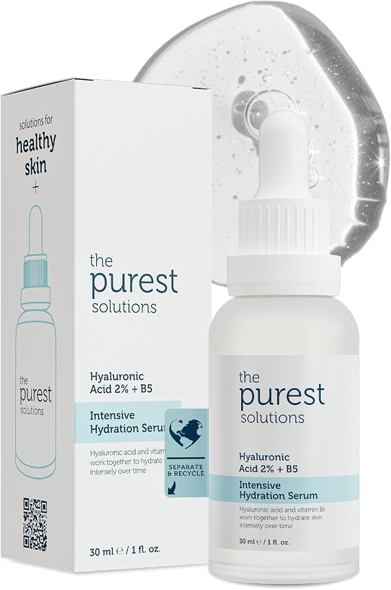 The Purest Solutions, Yoğun Nemlendirme ve Dolgunlaştırıcı etkili, Yenileyici Cilt Bakım Serumu 30 ml (Hyaluronic Acid%2 + B5)