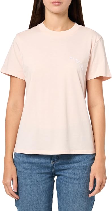 Armani Exchange Women's Regular Boxy Fit Tee with Maybe Not Logo