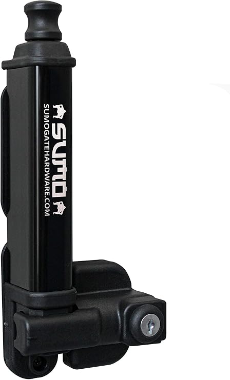 Lockey USA Sumo PGL-25 Perimeter Gate Latch for Safety Areas, Black