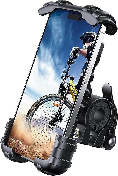 Hobimtek Ht-T45 Motosiklet ve Bisiklet Gidonu Için 360 Dönebilen Telefon Tutucu 4.5" - 6.5"