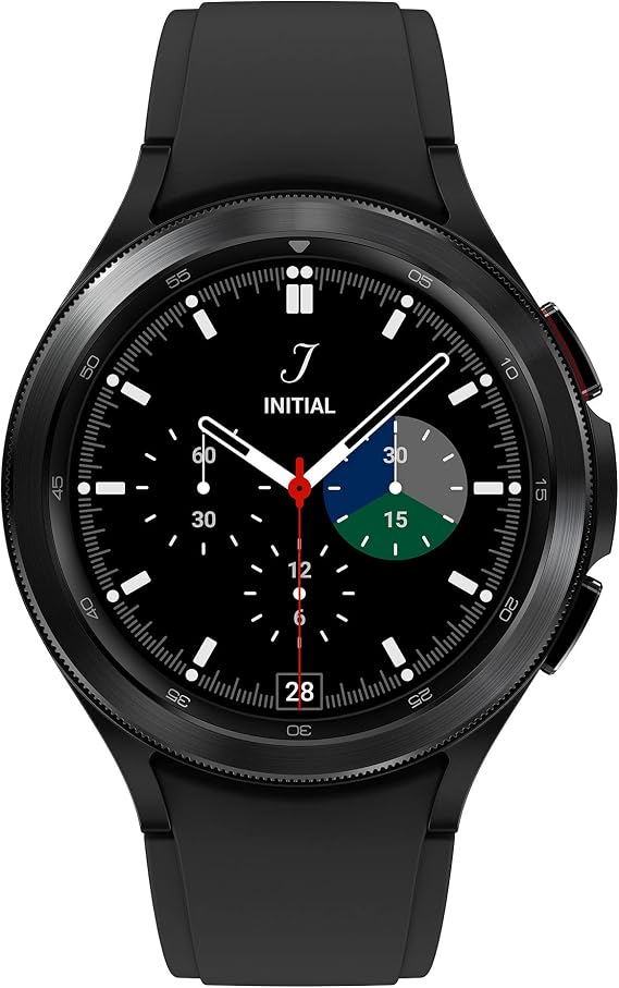 Samsung Galaxy Watch4 Classic 46mm Bluetooth Smart Watch, Rotating Bezel, Fitness Tracker, Black (UK Version)