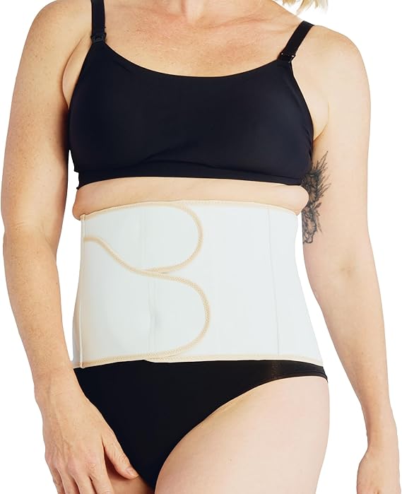 Belly Bandit BFF Postpartum Belly Wrap - Adjustable Abdominal Wrap for Post Pregnancy Recovery - Corset-Inspired Design for Waist, Core, Back Support for C-Section or Natural Birth