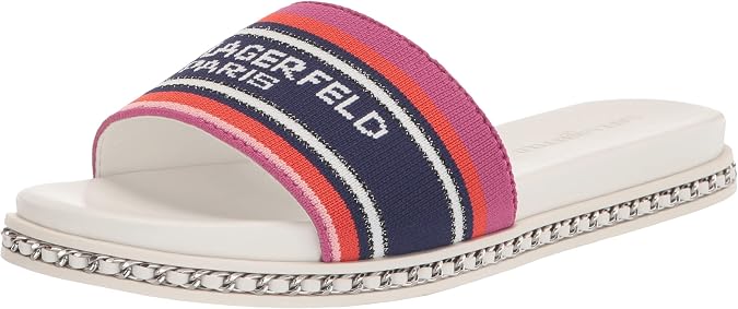 KARL LAGERFELD Women's BijouSlide Sandal