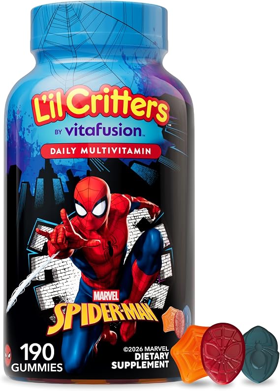 Lil Critters Spider-Man Kids Multivitamin Gummies | 190 Count