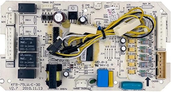 Air Conditioner Outdoor Unit Control Board,Compatible For Midea,KFR-75LW/E-30 Circuit PCB KFR-120W/S-590 Product D.2.1 Adjustment Parts