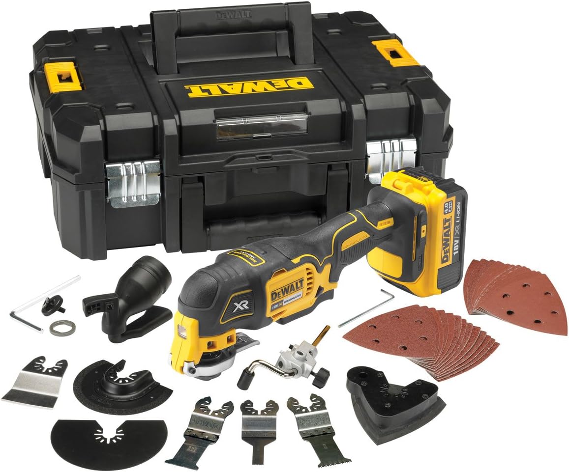 DeWalt DCS355M2-GB 18V Li-ion Cordless Brushless Oscillating Multi-Tool with 35-Accessories