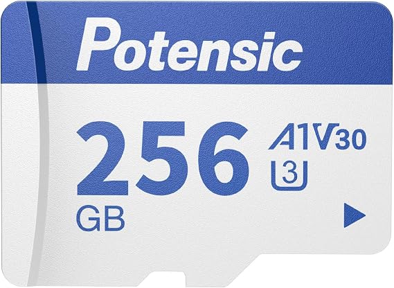 Potensic 256GB Memory Card for Drones, A1, U3, V30, Read Speed up to 100 MB/s