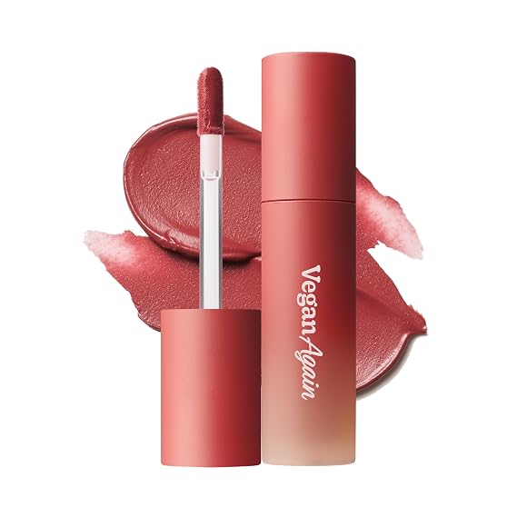 TOUCH IN SOL Vegan Again Blur Core Lip Tint (#Fig Plum) - Long Lasting, High Pigment Velvet Matte Lip Stain Lightweight Smooth Blur Finish