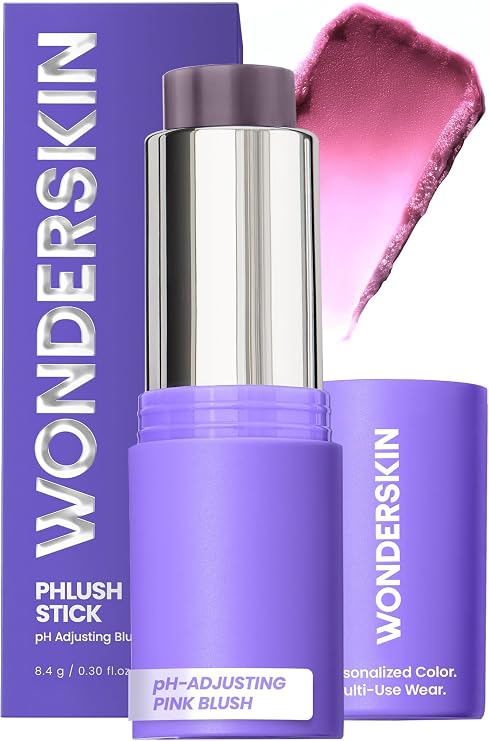 Wonderskin Cream Blush Stick pH-Activated - pHlush Stick, Blush for Cheeks