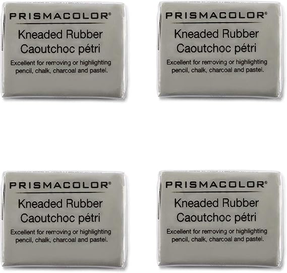 Prismacolor Premier Kneaded Rubber Eraser, Large, 4 PACK