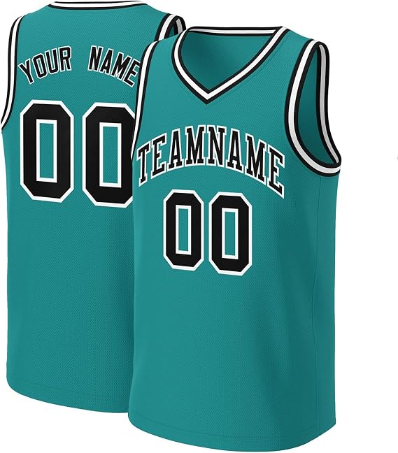 Personalized Quick Dry Custom Fashion Basketballjersey Comfortable Basketballjerseys Kids/adult Practice Tops Moisture Wicking Tops Sweatshirt Team/name/number Basketballs Uniform Sportshirt