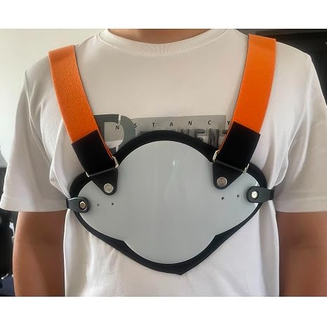 Pectus Carinatum Orthosis Brace - Pigeon Chest Support for Adult,Ribs Valgus Orthosis Braces Breast Corrector with Size Adjuster,Two Wearing Methods(Adjustable Model)