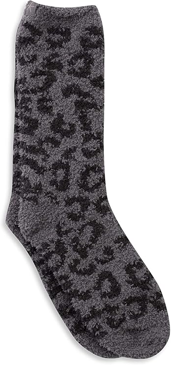 Barefoot Dreams CozyChic Barefoot in the Wild Fuzzy Socks for Women, Ultra Soft Plush Microfiber, Warm & Cozy