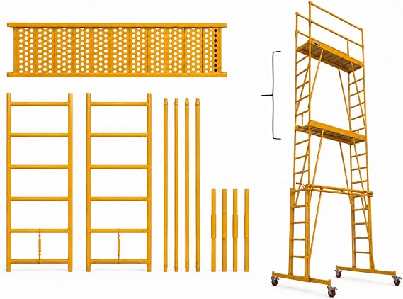 Tele-tower 1177-22 6' Extension 17' Deck Height 1000 Lbs 6'x22" Deck Size