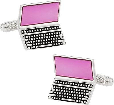 Cuff-Daddy Laptop Computer IT Professional Cufflinks with Presentation Box