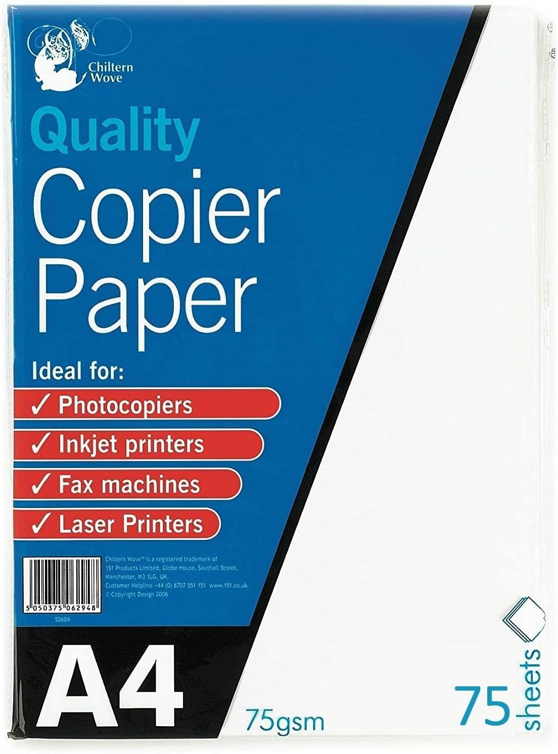 A4 Copier Paper 75 Sheets 75Gsm Photocopy, Laser &amp; Inkjet Printer