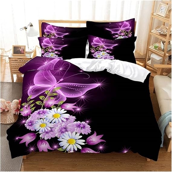 Coconut Tree Bedding Set Duvet Cover Set 3d Bedding Digital Printing Bed Linen Queen Bedding Set Fashion Design(AU Single 140x210cm)
