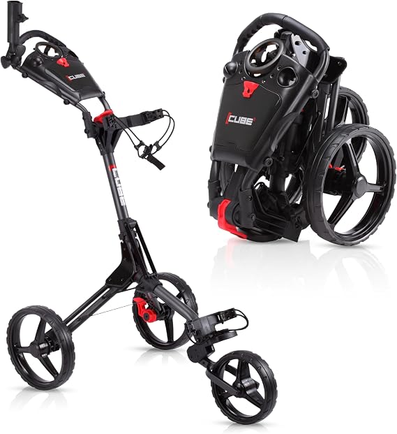 CUBE Cart - 3-Wheel Golf Push Cart