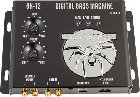 Soundstream BX-12 Bass Processor | Car Audio Bass Restoration Processor with Remote Control | Epicenter Alternative for Factory & Aftermarket Sound Systems and Subwoofer Bass Booster