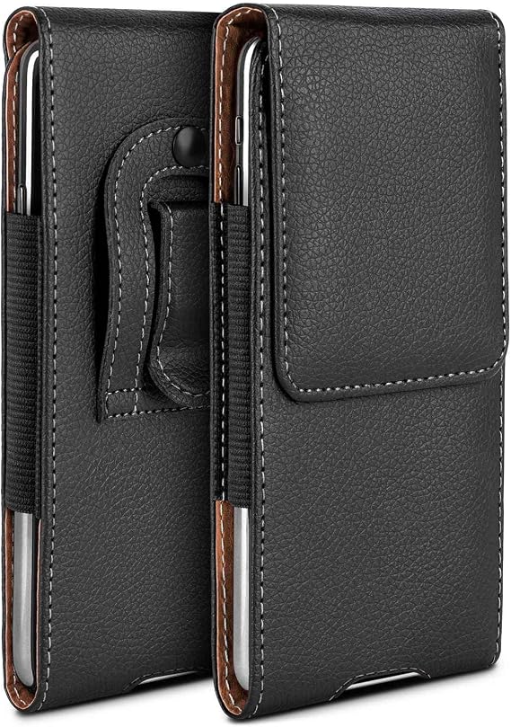 moex Plug Case for Nokia G11/G21 Case with Belt Clip Mobile Phone Belt Bag PU Leather Mobile Phone Case for Inserting Leather Case Belt Protective Cover Slip Case Black