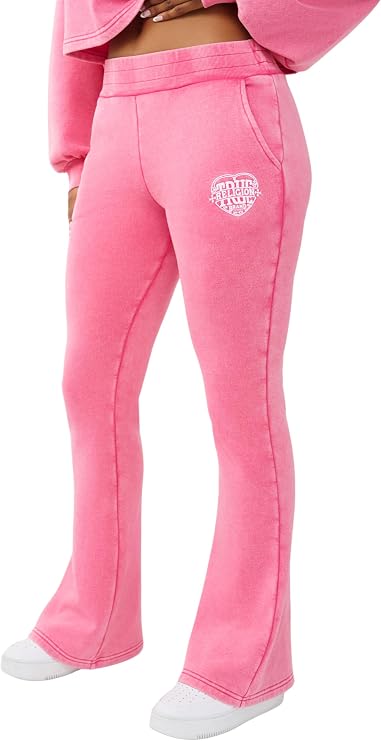 True Religion Women's Washed Herritage Bootcut Pants