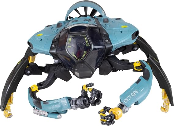 McFarlane Toys, Disney Avatar, World of Pandora CET-OPS Crabsuit Avatar Movie Action Mega Figure with 22 Moving Parts, Disney Toys Collectible Figure with Collectors Stand, Ages 12+