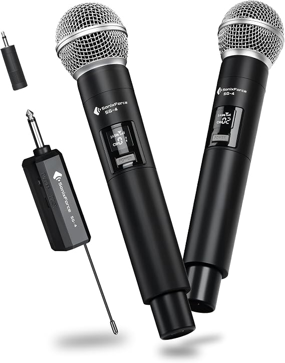Wireless Microphone for Singing, Karaoke Microphone for Speaker