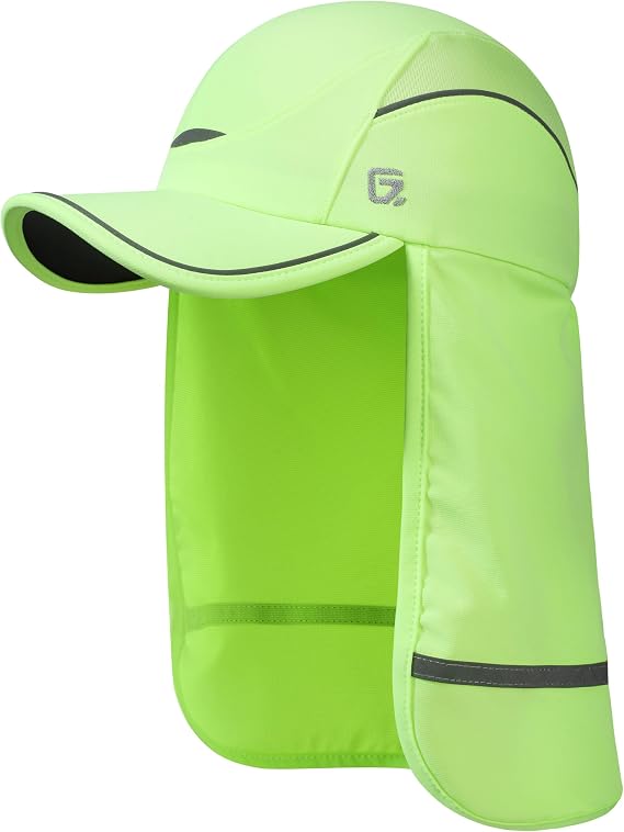 GADIEMKENSD 360 Reflective Work Hat with Neck Shade, UPF50+ Sun Protection, Breathable Mesh, Sweat Wicking