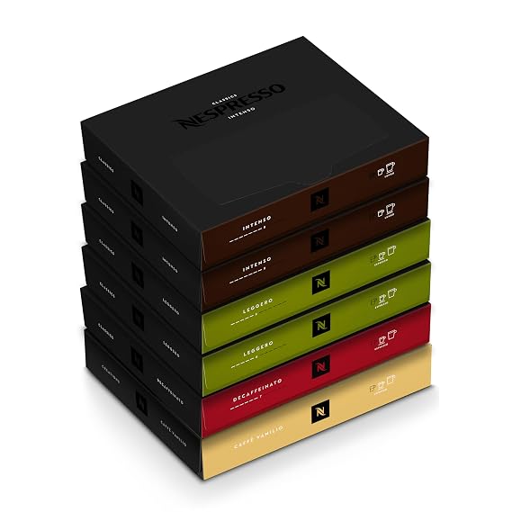 Nespresso Professional Coffee Capsules, Balanced Assortment Coffee Bundle, 300-Count Capsules *not compatible with Vertuo or Original machines