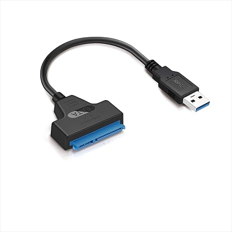 Mediasonic SATA to USB Cable USB 3.0 / USB 3.2 Gen 1 to 2.5 SATA SSD/Hard Drive Adapter Support UASP (HND5-SU3)